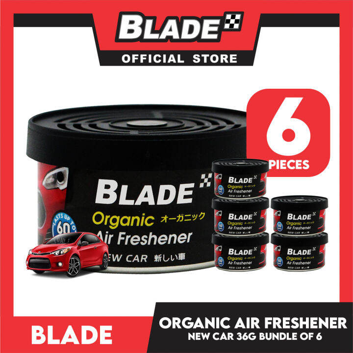 6pcs Blade Organic Air Freshener New Car 36g Lazada PH