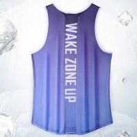 【TG-youzan】 Basketball Vest Shorts Mens Sports Sleeveless T-shirt Ice Silk Quick-Drying Loose Running Clothing Track and Field Training Workout Clothes VG0k