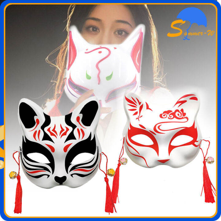 Topeng Kitsune Jepang Kitsune Mask Topeng Cosplay Festival Mask