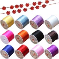 60M 0.5-1.2mm Strong Elastic Crystal Beading Cord Bracelet Necklace Stretch Thread String For Jewelry Making Diy Flexible Line