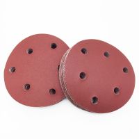 ✢♞ 20pcs 5 Inch 125mm Round Sandpaper w Six Hole Disk Sand Sheets Grit 60-1500 Hook and Loop Sanding Disc Polish