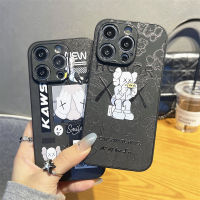 Pu นิ่มเคสสำหรับ IPhone 11 12 13 14 Pro Max Cing ฝาหลังน่ารักใบหน้าหมีกันกระแทกเคสโทรศัพท์ซิลิโคน