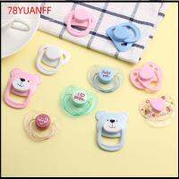 78YUANFF น่ารัก แฮนด์เมด DIY จุกนมหลอก การจำลอง เด็กใหม่ ตุ๊กตาแม่เหล็กจุก