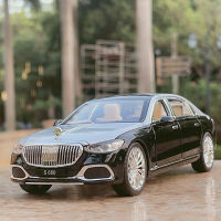 1:22 Benz Maybach S680รุ่นรถของเล่น Diecasts หล่อเสียงและแสงรถของเล่นสำหรับเด็ก Vehicle