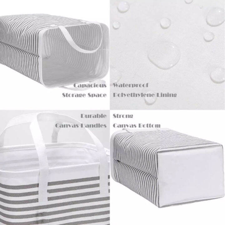 simple-household-laundry-basket-striped-waterproof-dirty-clothes-basket-foldable-storage-basket-childrens-toy-storage-basket