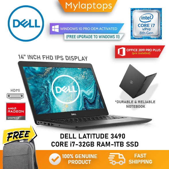 dell computer latitude 3490