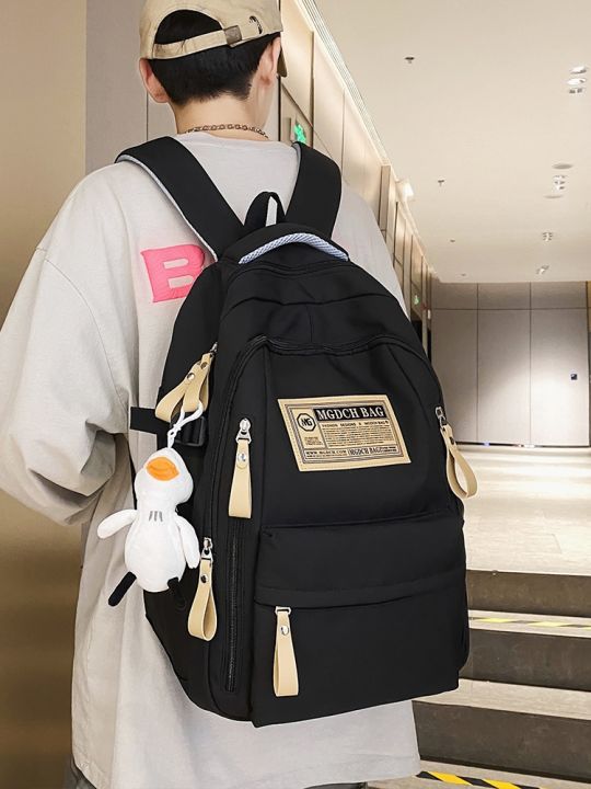 School Bag Girls College Students New Japanese Casual Large-Capacity  Backpack Male High School Students Fashion Junior High School Backpack  〖Wyue〗 | Lazada.Vn