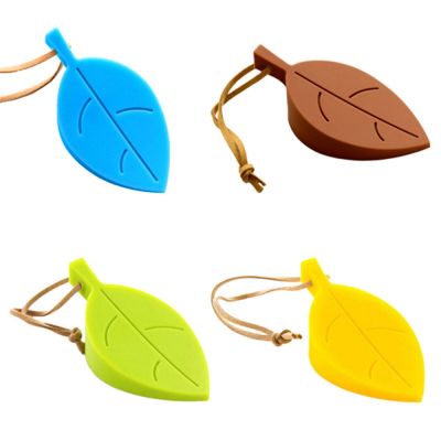 1Pcs Finger Protector Door Stopper Cute Leaf Shaped Silicone Door Stoppers Holder Children Kids Safety Guard Home Decor Decorative Door Stops
