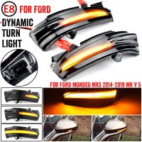 2x For Ford Mondeo MK5 2015-2019 MK V CD CE CF Dynamic Blinker LED Turn Signal Light Rearview Side Mirror Sequential IndicatorSignal Light Assemblies