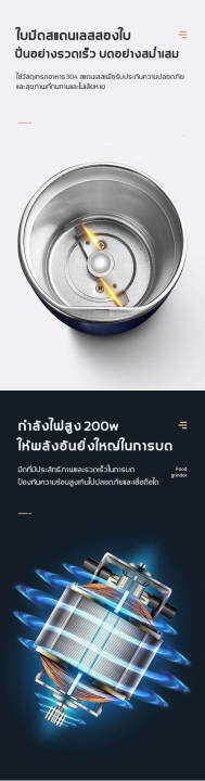 บดเสร็จภายใน-10วินาที-knirps-เครื่องปั่นบด-กําลังไฟสูง-400w-บดละเอียดกว่า-เหล็กกล้าไร้สนิม-304-ความปลอดภัยระดับอาหาร-ไม่เป็นอันตรายต่อมนุษย์-เครื่องบดอาหาร-เครื่องบดพริก-เครื่องปั่นพริก-เครื่องปั่นอาห