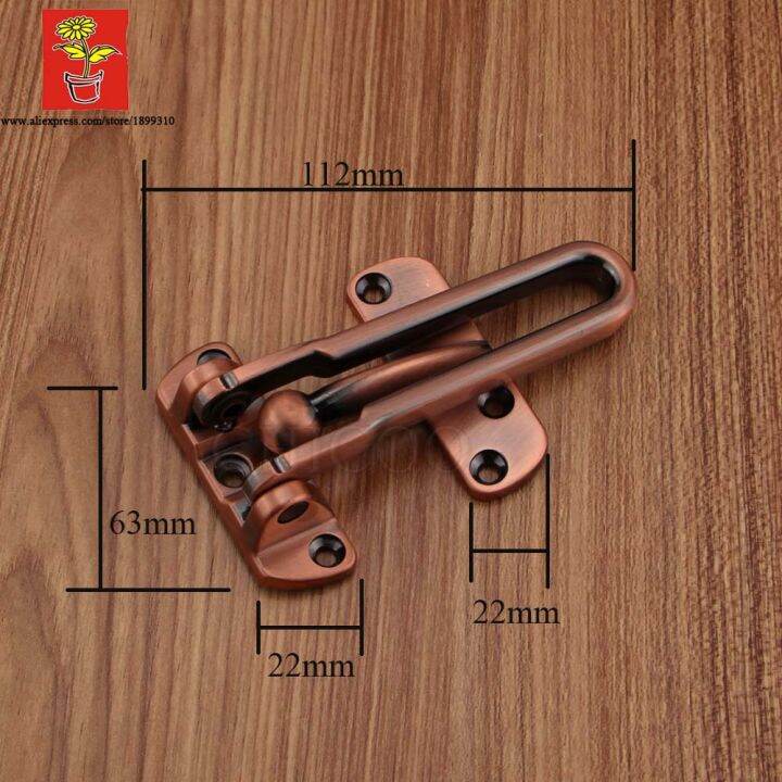 chicoo-zinc-alloy-antique-copper-window-security-door-guard-latch-door-bolt-door-security-hasp-guard-door-hardware-locks-metal-film-resistance