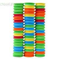 100 pcs โฟมลวดคดเคี้ยว BOARD หมุน Spools สำหรับเอ็นตกปลาอุปกรณ์เสริม