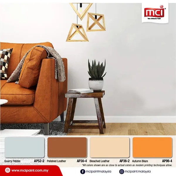 1L MCI BAOMA Optisheen (Easy Clean High-Sheen/Interior Paint)/Cat  Kilat/Percantikan rumah dgn Modern warna MCI Paint | Lazada