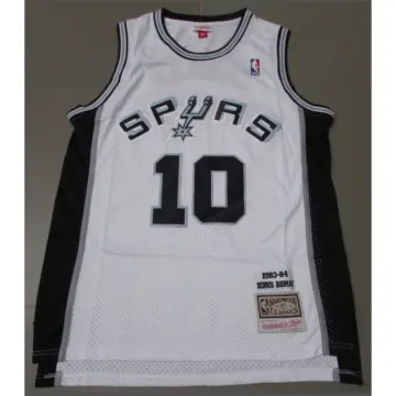 Mitchell & Ness Dennis Rodman Black San Antonio Spurs 1993-94 Hardwood Classics Swingman Jersey