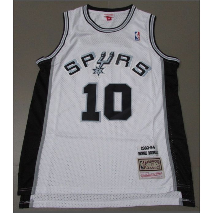 2021-22 Jersey San Antonio Spurs 10# RODMAN White Basketball