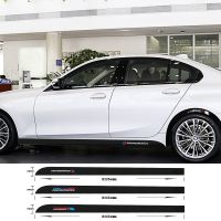 Car Stickers Decal Side Stripe Skirt For BMW F20 F30 F31 F32 F15 F16 G30 F10 Z4 E60 E90 G20 M2 M4 Z4 M Decals DIY Accessories