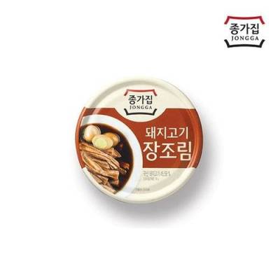 jongga soy sauce braised pork 95g เนื้อหมูและไข่นกกระทาตุ๋นต้มซีอิ๊วเกาหลี