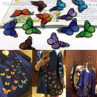 ♂✾☾ 10PCS/Lot Butterfly Patches For Clothing Embroidery Sew Iron On Patches Fabric Clothes Sticker Applique DIY Ornaments Decorative