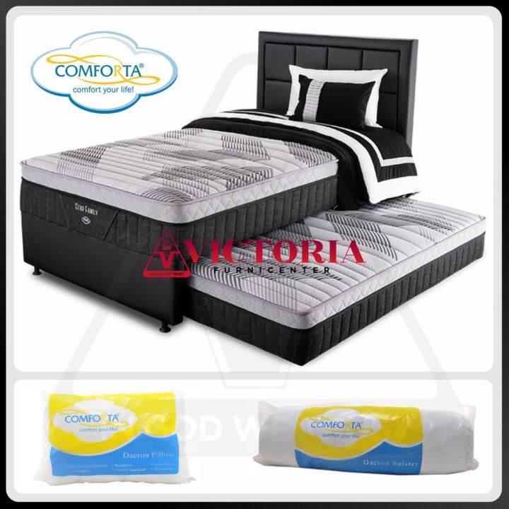 Comforta Star Family Full Bed Set Fullset 90 100 120 140 X 200 Spring ...