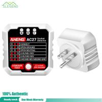 ?Arrive in 3 days?ANENG AC27 Power Socket Checker Digital Display Circuit Breaker Finder EU/US Plug Multi-function for Leakage and Power-Off Test
