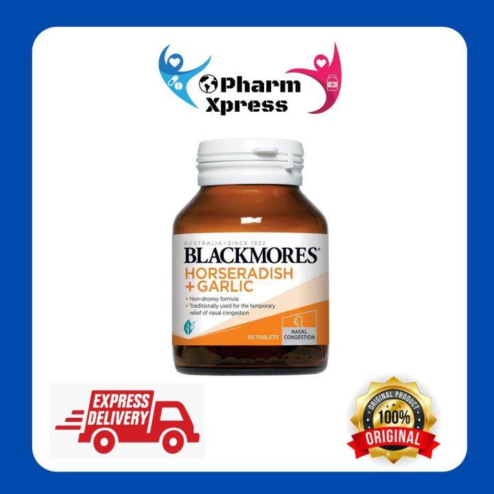 Blackmores horseradish + garlic 60s Lazada