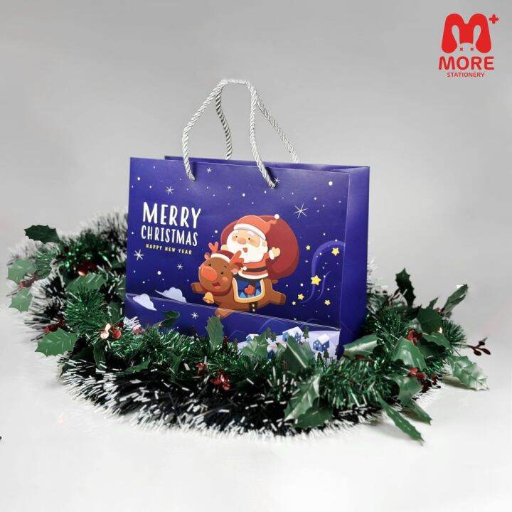 ถุงกระดาษ-ถุงใส่ของอเนกประสงค์-ลายคริสต์มาส-christmas-bag-premium