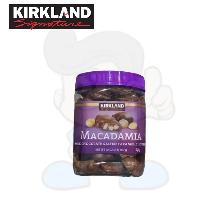 Kirkland Signature Macadamia Clusters Salted Caramel Milk Chocolate