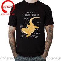 Anatomy Of A Bearded Dragon T Shirt Funny Pet Reptile Lizard Lover T-Shirt Cotton Tops Shirt For Adult Cool Tshirt Printing Rife