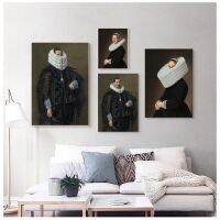 Portrait Of Adriana Crosses By Rembrandt Canvas Painting Wall Art โปสเตอร์และภาพพิมพ์ Cuadros Wall Decor