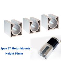 3ชิ้นวัสดุยึดมอเตอร์ Nema 23 Motor Mounts พลาสติก57 Stepper Motor วงเล็บวงเล็บวงเล็บวงเล็บชิ้นส่วนเครื่องแกะสลักงานฝีมือ