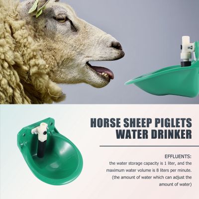 Automatic Goat Sheep Waterer Bowl Cow Cattle Feeder Plastic Drinking Animal Equipment Pig Water Feeding Dispenser