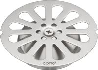 COTTO  ชุดฝากันกลิ่นสเตนเลส รุ่น Z910  Ø 7.5 ซม. สำหรับตะแกรงรุ่น CT640Z1(HM) และ CT640Y1(HM)