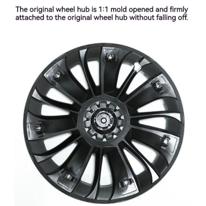 4ชิ้นสำหรับเทสลารุ่น-y-19นิ้ว-hub-cap-ประสิทธิภาพเปลี่ยนฝาครอบล้อรถยนต์-hubcap-เต็มขอบอุปกรณ์เสริมฝาครอบ2018-2022