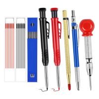 8Pcs Mechanical Carpenter Pencils Set For Woodworking Architect Construction 3Pcs Carpenter Pencils With Marker Refills