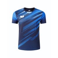 New Badminton Jersey  6102 Sports Jersey Competition Training Short-sleeve Jersey Breathable Quick Dry Jersey Only Shirts