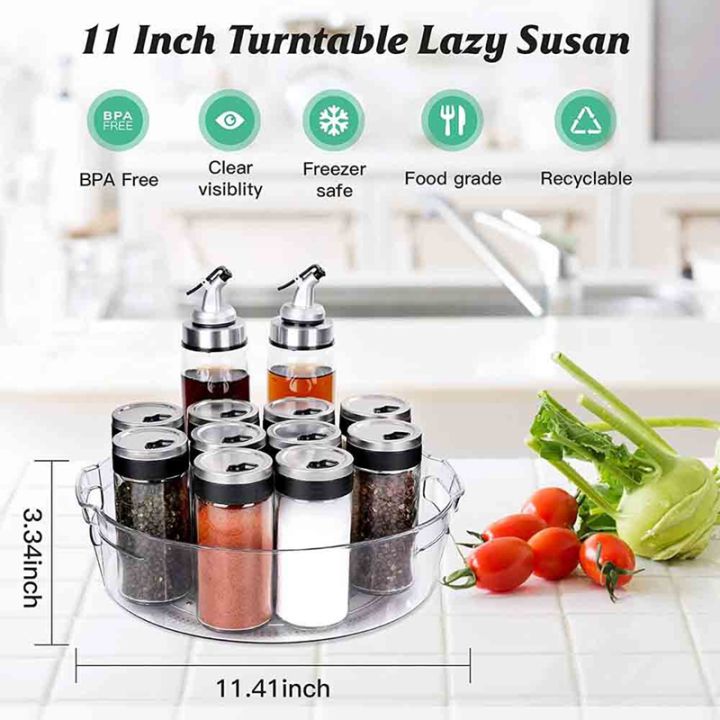 lazy-susan-organizer-11-inch-turntable-lazy-susan-2-pack-for-cabinet-non-skid-360-degree-kitchen-rotating-pantry