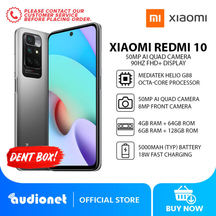 Xiaomi Redmi 10 4GB RAM+64GB ROM / 6GB RAM+128GB ROM MediaTek Helio G88 ...