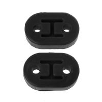 2x Heavy Duty Exhaust Hanger Bushing Support 2 Holes cket Rubber Mount