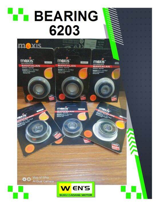 BEARING BERING 6203 LAHER 6203 LAHER NAP GEAR BELAKANG SUPRA KARISMA