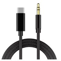 1M Aux Audio Cable Type C To 3.5mm Jack Adapter Cable Speakers Car Type-C for IPhone 11 Pro Max XS Samsung Adapter Wire Line