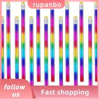 ยางลบดินสอหลากสีสีรุ้งสำหรับ RUPANBO039392692 48ชิ้นดินสอไม้ดำดินสอตะกั่วไม้อุปกรณ์ในบ้าน