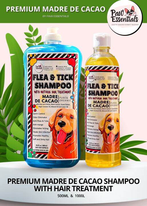 Madre de Cacao Dogs and Cats Fur babies Flea and Tick Shampoo with