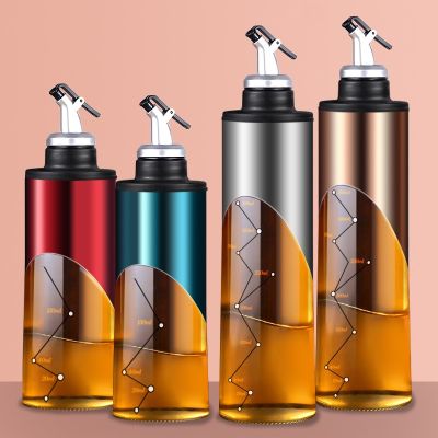 hotx【DT】 Bottle Seasoning Sauce Glass Storage Bottles and Vinegar Dispenser Accessory