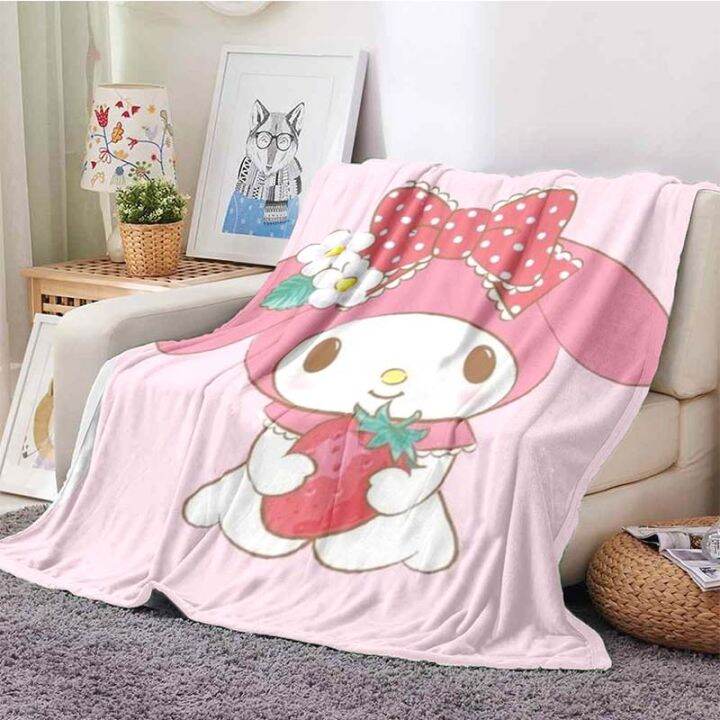 cartoon-melody-cute-blanket-sofa-cover-office-nap-air-conditioning-flannel-soft-keep-warm-can-be-customized-3