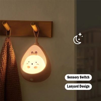 New Led Night Light Human Body Induction Light Usb Charging Home Decoration Bedside Creative Pendant Silicone Wall Light Night Lights