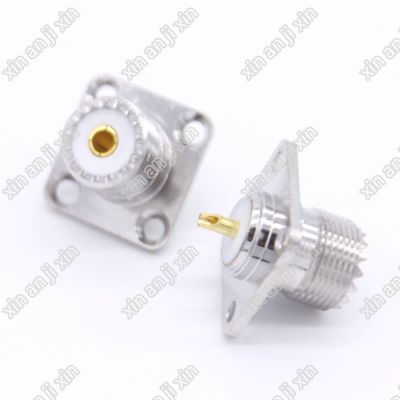 【HOT SALE】 NRCLHR Technologies Rf Coaxial Coax อะแดปเตอร์ Uhf So239ข้อต่อแชสซีแจ็คตัวเมีย Uhf So239เรือเร็ว