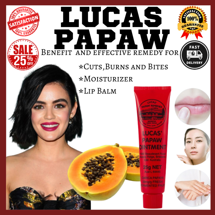 LUCAS PAPAW OINTMENT Lip balm burn ointment mosquito bites Lucas
