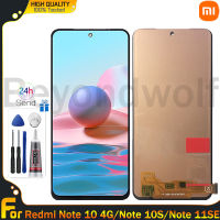 Beyondwolf LCD TFT สำหรับ Xiaomi Redmi Note 10 4G/Note 10S/Note 11SE จอแสดงผล LCD แบบสัมผัสหน้าจอชุดประกอบดิจิไทเซอร์อะไหล่ Xiaomi Xiaomi Redmi Note 10S Note 11SE M2101K7AI M2101K7BG M2101K7AG การแสดงหน้าจอ M2101K7BI