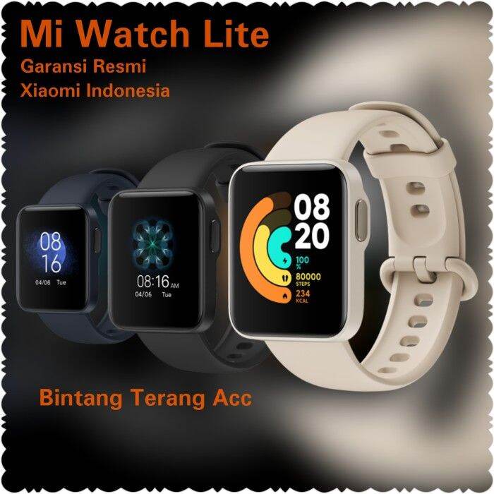 Mi Watch Lite Resmi Indonesia Xiaomi Smart Watch Lazada Indonesia