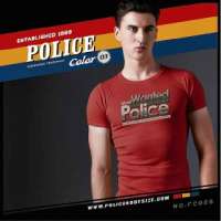 เสื้อยืด Police Bodysize FC025